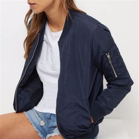 navy blue jacket women's.